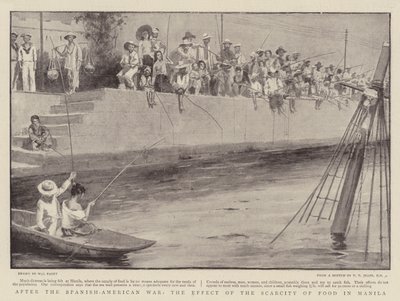 After the Spanish-American War, the Effect of the Scarcity of Food in Manila by Walter Stanley Paget